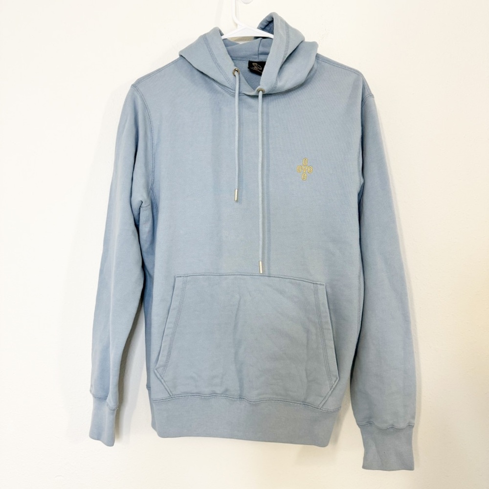 OVO mens baby blue classic hoodie
